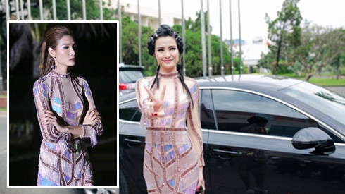 Đụng hàng liên tiếp với Đông Nhi nhưng Hoàng Thùy vẫn đẹp không cần cố gắng Ảnh 2