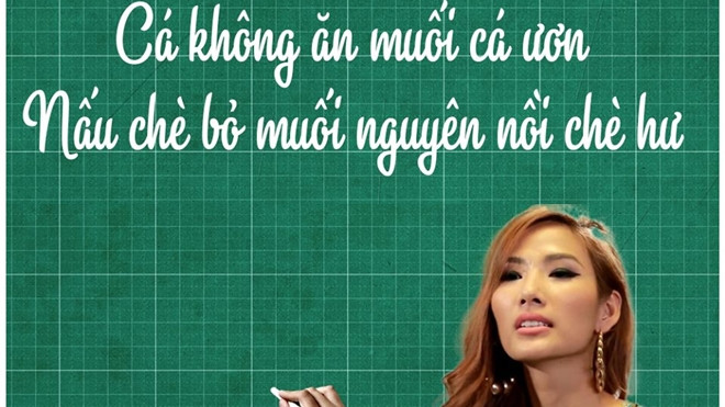 Nếu bí ca dao, tục ngữ, Hoàng Thùy đừng lo vì đã có cư dân mạng… chế giùm rồi này! Ảnh 2