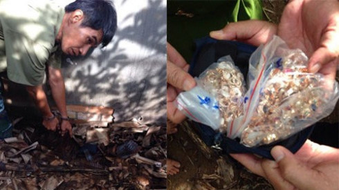 Vụ đào trộm mộ ở Hải Dương: Xâm hại mồ mả để tìm 5,2 cây vàng Ảnh 2