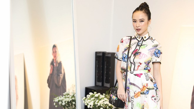 Angela Phương Trinh gây ấn tượng với mốt trang điểm 'mắt mèo' tại sự kiện Ảnh 2