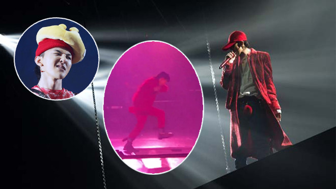 Fan được phen hú hồn khi G-Dragon 'rớt xuống hố' ngay giữa sân khấu tại Bangkok Ảnh 2