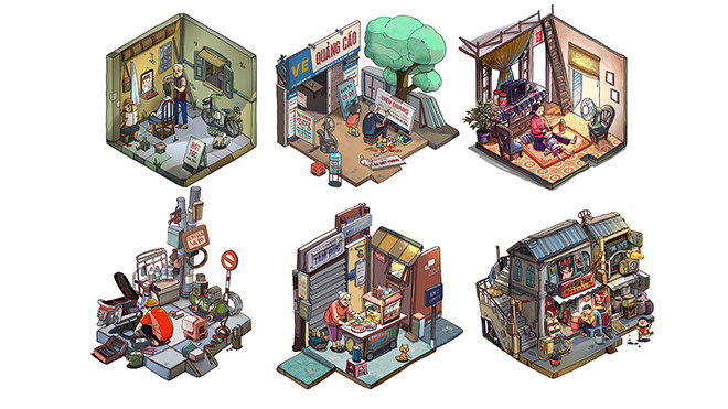 Chỉ trong 3 mét vuông, Sài Gòn 'hôm qua' hiện ra gần gũi nhất bởi hiệu ứng animation Ảnh 2