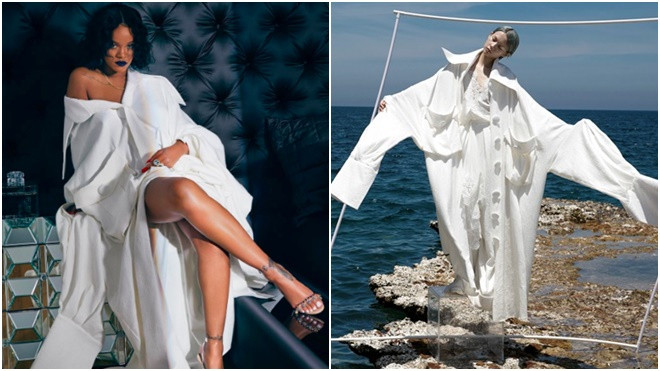 Cùng làm 'Em Hoa' của Công Trí: Rihanna sexy hết nấc, Phương Anh lại kín như bưng Ảnh 2