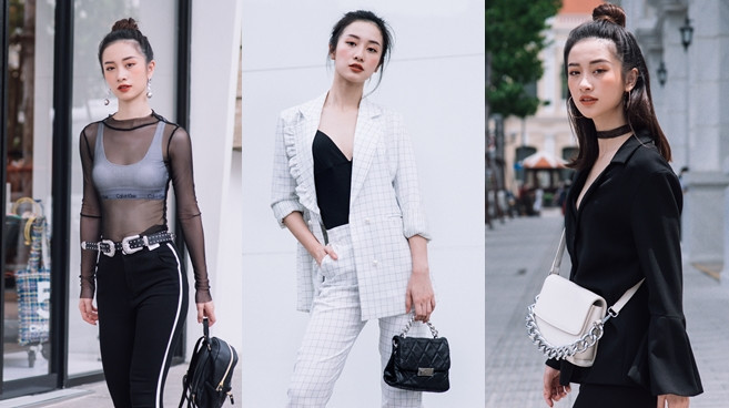 Jun Vũ đẹp hút mắt trong trang phục Black & White Ảnh 2
