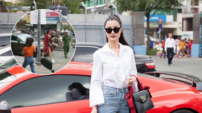 Đỗ xe sai quy định, Đông Nhi bất ngờ bị cảnh sát giao thông 'hỏi thăm' Ảnh 2