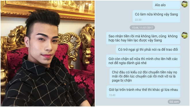 'Chàng trai quý tộc' Kenny Sang bị khách hàng 'tố' quỵt tiền quảng cáo trên fanpage Ảnh 2