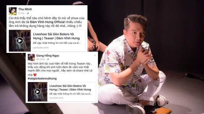 Dàn sao Việt bày tỏ sự ngưỡng mộ trước liveshow bolero của Mr Đàm Ảnh 2