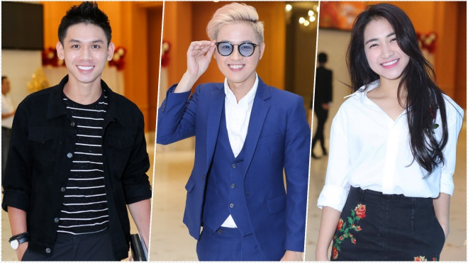 'Đôi bạn thân' Thanh Duy - Đại Nhân cùng Hòa Minzy vui vẻ đến chúc mừng Huy Nam và bà xã hotgirl Ảnh 2