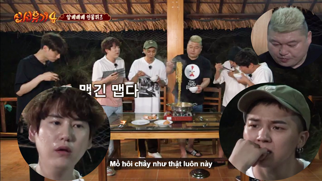 Sau bún chả, các thành viên Tân Tây Du Kí toát mồ hôi thưởng thức mì cay 7 cấp độ của Việt Nam Ảnh 2