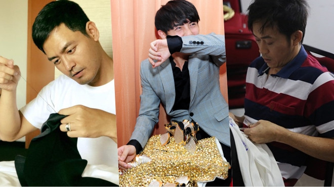 Đừng nghĩ chỉ phái yếu mới làm được, các sao nam Việt cũng đảm đang khâu vá Ảnh 2