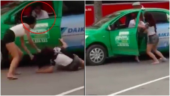 Clip: Mặc nữ sinh van xin kêu cứu khi bị đánh, nam tài xế taxi Mai Linh vẫn lên xe bỏ đi Ảnh 2