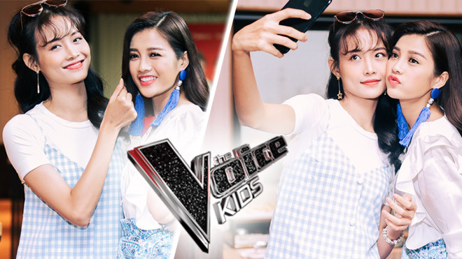 Thích thú với loạt biểu cảm siêu đáng yêu của cặp đôi 'Nhân - Duyên' tại họp báo The Voice Kids Ảnh 2
