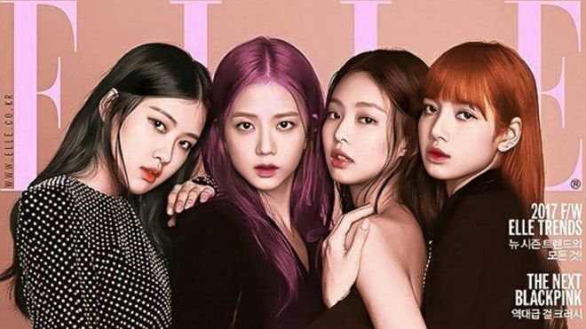 Black Pink trở thành nhóm nhạc nữ đầu tiên của K-pop lên bìa tạp chí Elle Ảnh 2