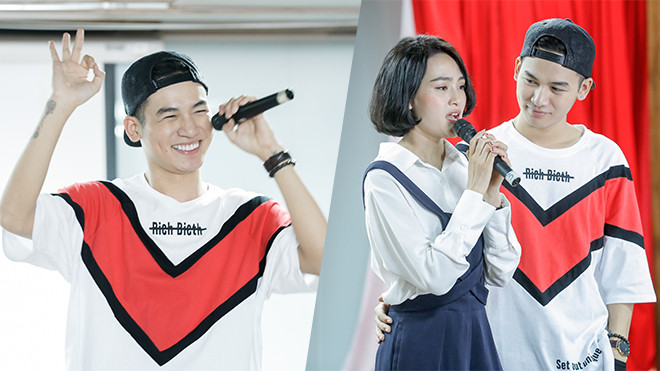 Giữa 'bão' scandal, Hiền Hồ bất ngờ xuất hiện cùng Ali Hoàng Dương trong buổi giao lưu với sinh viên Ảnh 2