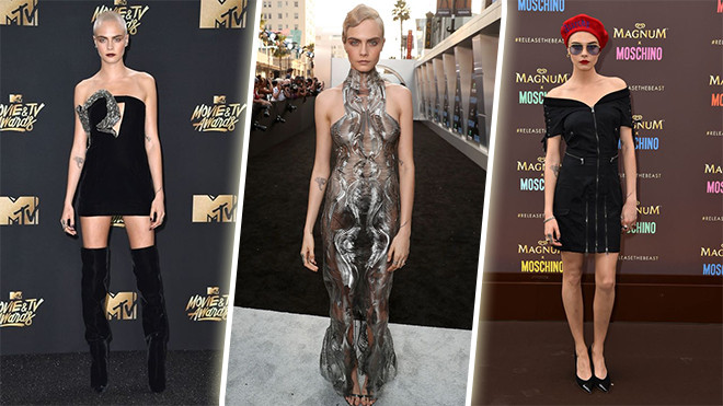 Từ ngày xuống tóc cạo đầu, chẳng hiểu sao Cara Delevingne cứ đẹp quá đáng! Ảnh 2