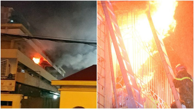 Căn nhà 4 tầng ở phố Vọng và Bệnh viện Bạch Mai cùng cháy lớn trong đêm, 2 nạn nhân tử vong Ảnh 2