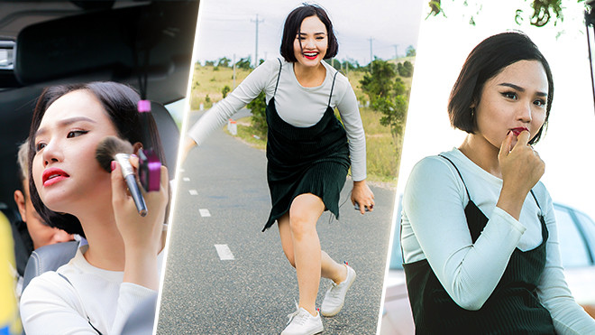 Miu Lê trở về 'bản chất' thực sự trong hậu trường phim Nắng 2 Ảnh 2