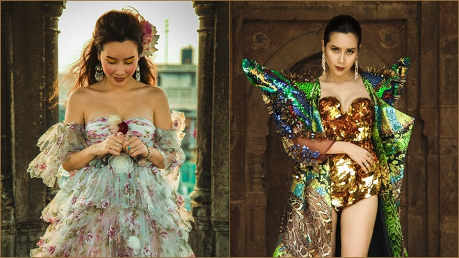 Lưu Hương Giang mang… 50 kg trang phục tới Ấn Độ quay MV cùng địa điểm với Beyonce Ảnh 2