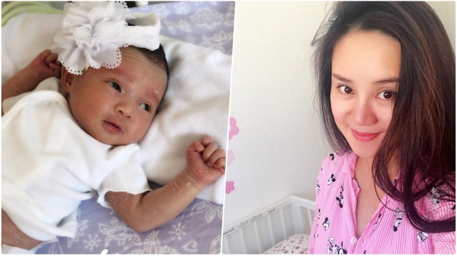 Mới sinh được 5 ngày, Vy Oanh ngay lập tức khoe ảnh cận mặt con gái Ảnh 2