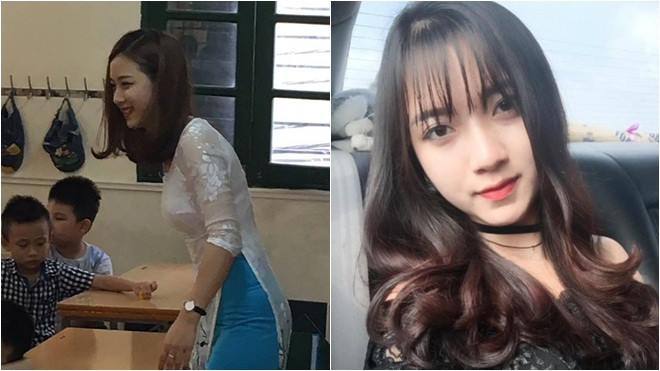 Cô giáo tiểu học Hà Nội xinh đẹp khiến phụ huynh 'ngẩn ngơ' Ảnh 2