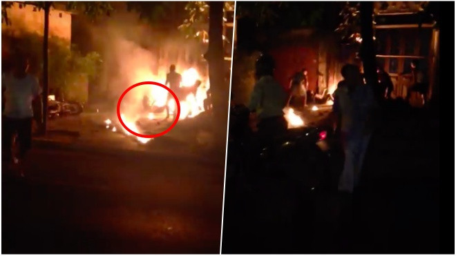 Clip: Một nam thanh niên tự thiêu do bị cấm cản chuyện yêu đương Ảnh 2