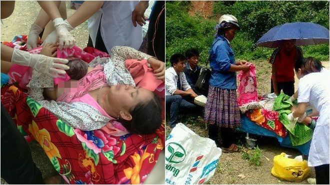 Sức khỏe nguy kịch, một sản phụ được đỡ đẻ giữa đường Ảnh 2