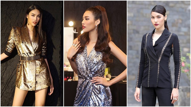 Diện trang phục màu ánh kim, chẳng ai đẹp bằng Lan Khuê Ảnh 2