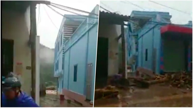 Clip: Toà nhà cao tầng ở Mường La đổ sập do dòng nước lũ lớn nhất 70 năm qua càn quét Ảnh 2