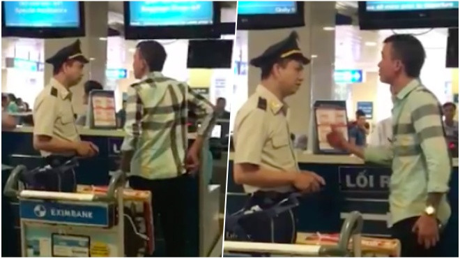 Không được làm thủ tục vì chen hàng, nam hành khách nổi giận thách thức đánh nhau với cả sân bay Ảnh 2