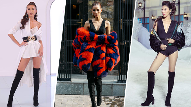 Xưa rồi giày cao gót ơi, boots cao cổ mới chính là item làm ‘điêu đứng’ bộ ba HLV The Face Ảnh 2