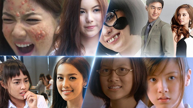 Những màn ‘vịt hóa thiên nga’ trên màn ảnh Thái: soái ca chỉ dành cho gái đẹp Ảnh 2