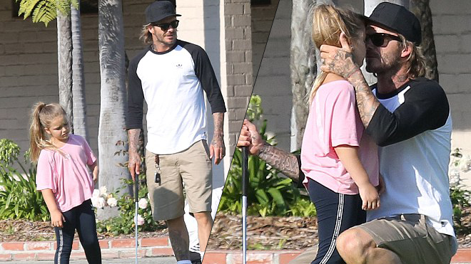 Dân mạng 'cầu xin' David Beckham đừng biến bé Harper thành golf thủ Ảnh 2