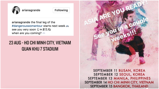 Cả Ariana Grande và The Chainsmokers đều đang 'rần rần' hẹn gặp fan Việt Ảnh 2