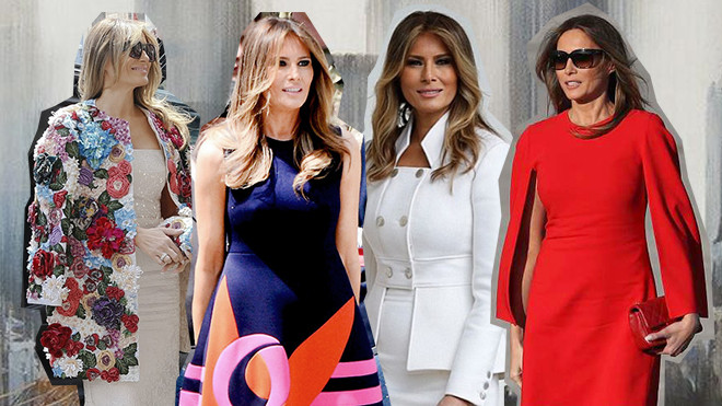 Giải mã ngôn ngữ thời trang của Đệ nhất phu nhân Tổng thống Mỹ - Melania Trump Ảnh 2
