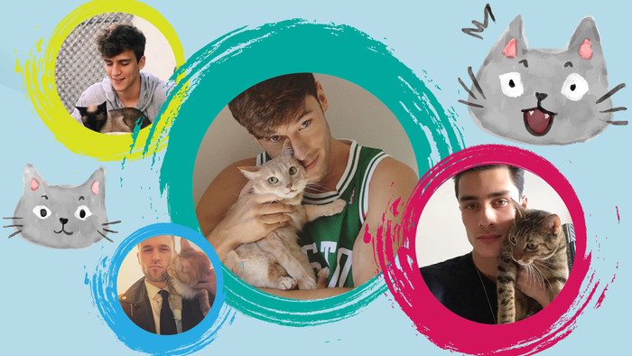 Bây giờ đẹp trai chưa đủ, yêu mèo nữa mới đúng chuẩn soái ca nhé! Ảnh 2