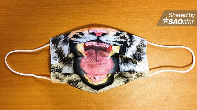 Khẩu trang cũng có thể là một tác phẩm nghệ thuật, tại sao lại không nhỉ? Ảnh 2