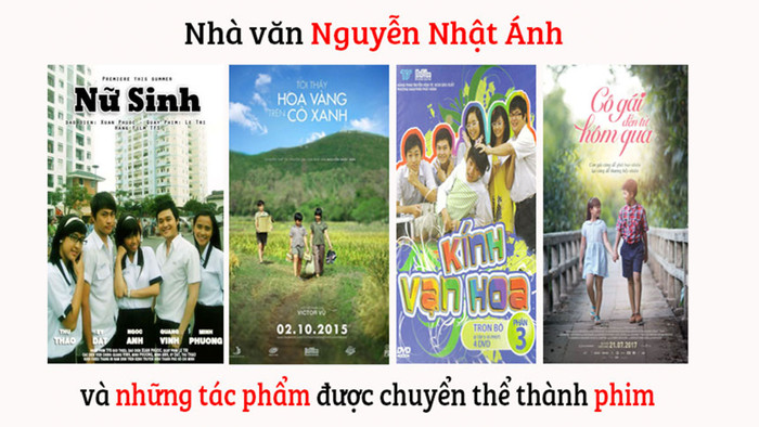 NHÀ VĂN NGUYỄN NHẬT ÁNH VÀ NHỮNG TÁC PHẨM ĐƯỢC CHUYỂN THỂ THÀNH PHIM Ảnh 2