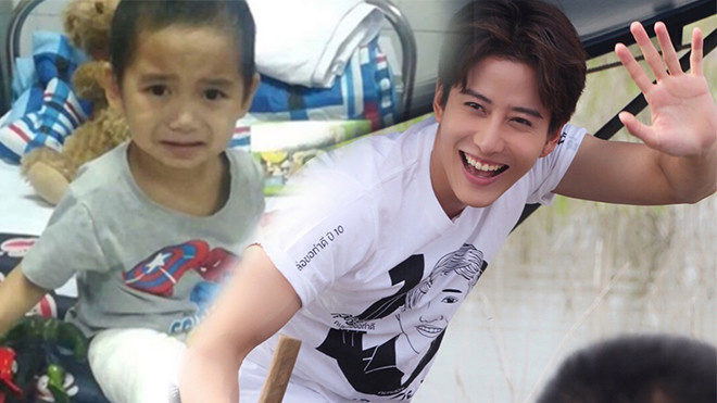 Ngôi sao 'Full House' phiên bản Thái gây bất ngờ khi giúp đỡ cậu bé người Việt bị cụt chân Ảnh 2