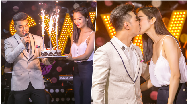Bà xã hôn ngọt ngào Ưng Hoàng Phúc ngay trên sân khấu mừng sinh nhật Ảnh 2