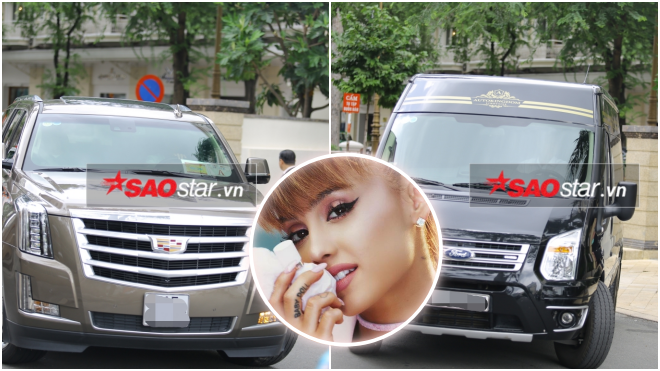 Cận cảnh dàn xe 'cực khủng' hộ tống Ariana tại Việt Nam sáng nay Ảnh 2
