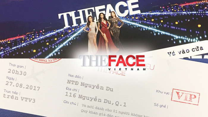 Lộ diện những chiếc vé giới hạn và một phần sân khấu của Chung kết The Face 2017 Ảnh 2