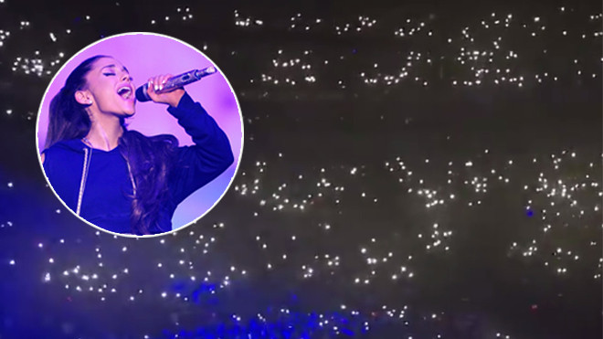 Không tái phát cơn sốt 42 độ ở Việt Nam, Ariana diễn cực sung với 18 ngàn fan Trung Quốc Ảnh 2