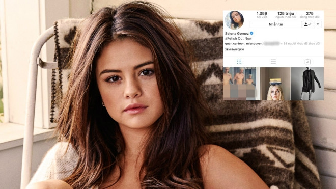 Fan sốc khi hacker tung ảnh Justin Bieber khoả thân lên Instagram 125 triệu người theo dõi của Selena Gomez Ảnh 2