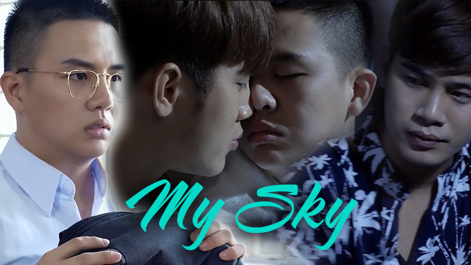 Ngay từ tập 1 của web-series 'My Sky', Duy Khánh đã hôn nồng nhiệt bạn diễn nam Ảnh 2