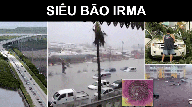 Bão Irma đổ bộ: Puerto Rico và quần đảo Virgin hoàn toàn bị phá huỷ Ảnh 2