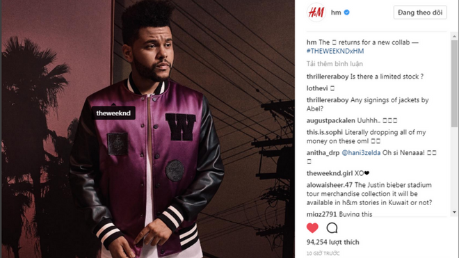 Nhá hàng 1 bức ảnh, H&M nhanh chóng trở thành tiêu điểm của giới mộ điệu với màn collab trở lại cùng The Weekend Ảnh 2