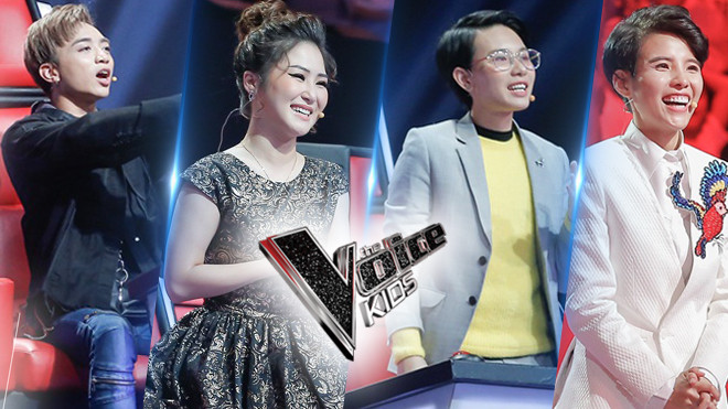 1001 biểu cảm chiến thắng 'không đụng hàng' của HLV The Voice Kids khi giành được thí sinh về đội Ảnh 2