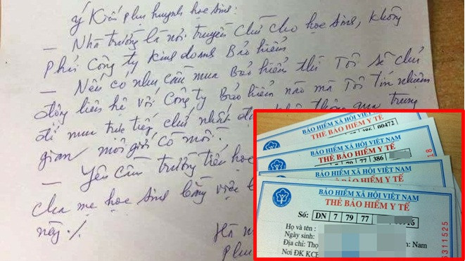 Đúng hay sai? - Phụ huynh phản ánh 'nhà trường kinh doanh bảo hiểm' Ảnh 2