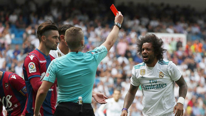 Marcelo bị thẻ đỏ, Real Madrid hòa thảm họa trước Levante Ảnh 2