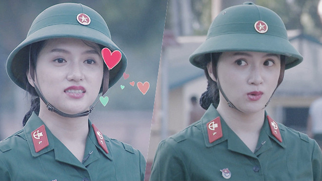 Càng nghiêm túc, Hương Giang lại càng 'mua vui' cho 'hội chị em' Sao nhập ngũ Ảnh 2